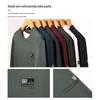 Luomeng Men's Fleece Lined Round Neck Sweatshirt