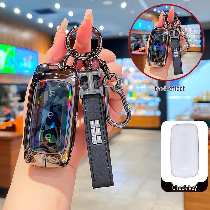 Чехол для ключей Galaxy Starry 8emp: 2025 Geely Explorer Звездный Корабль Издание Все включено Металлическая Пряжка Чехол