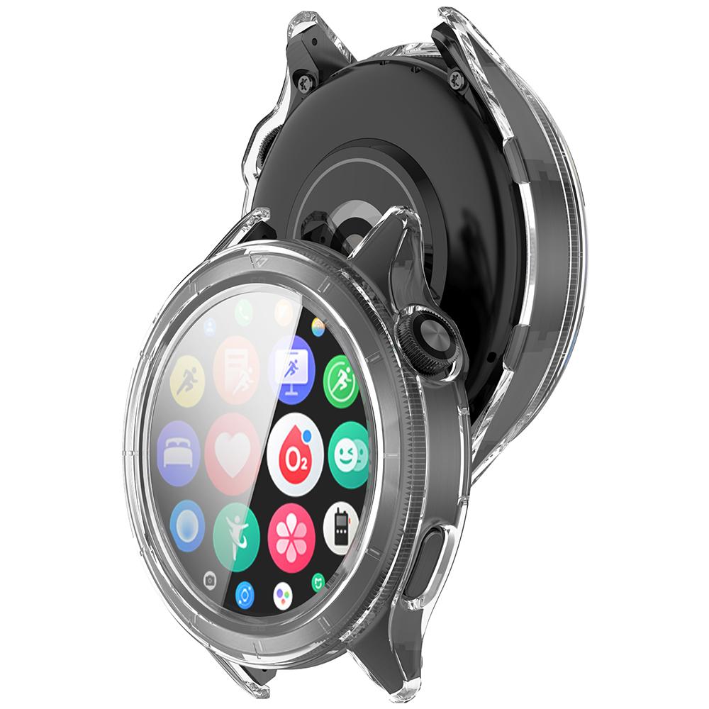 Чехол для ПК + Закаленное стекло для Xiaomi Watch S4 Полный чехол Защитная пленка для экрана Бампер для Xiaomi Watch S4 eSIM Умный аксессуар
