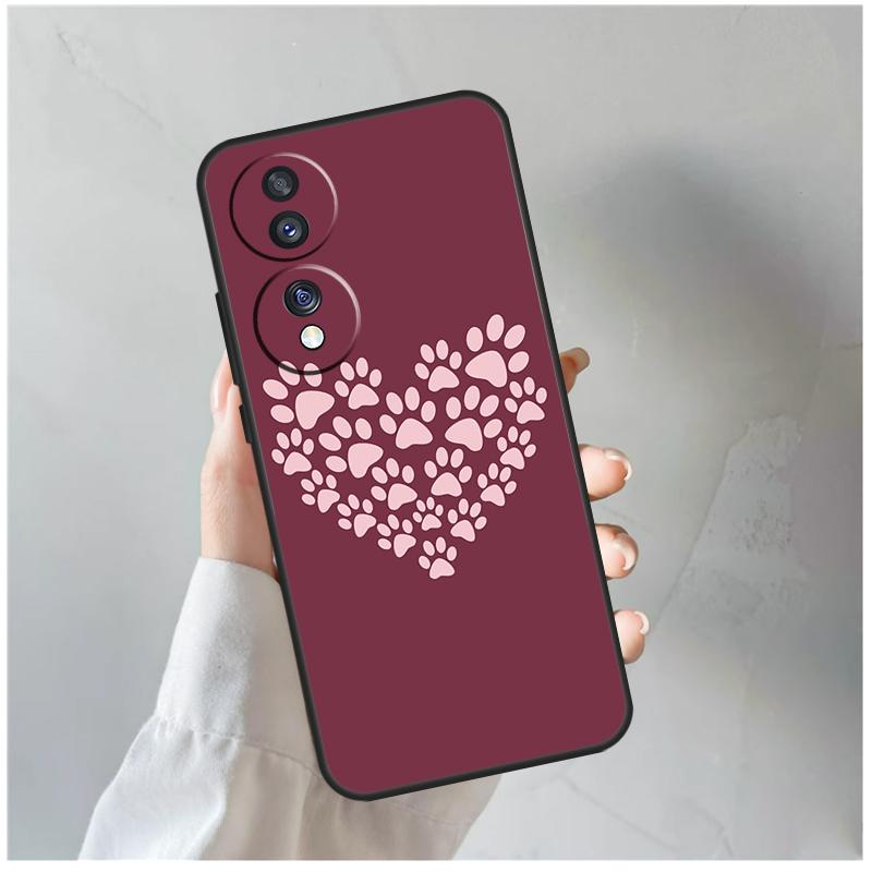 Лапы кошки и собаки Для Honor Magic 8 5 6 7 Pro Чехол Для Honor 200 400 70 90 Lite X8c X8b X9a X9b X9c X9d Win RT