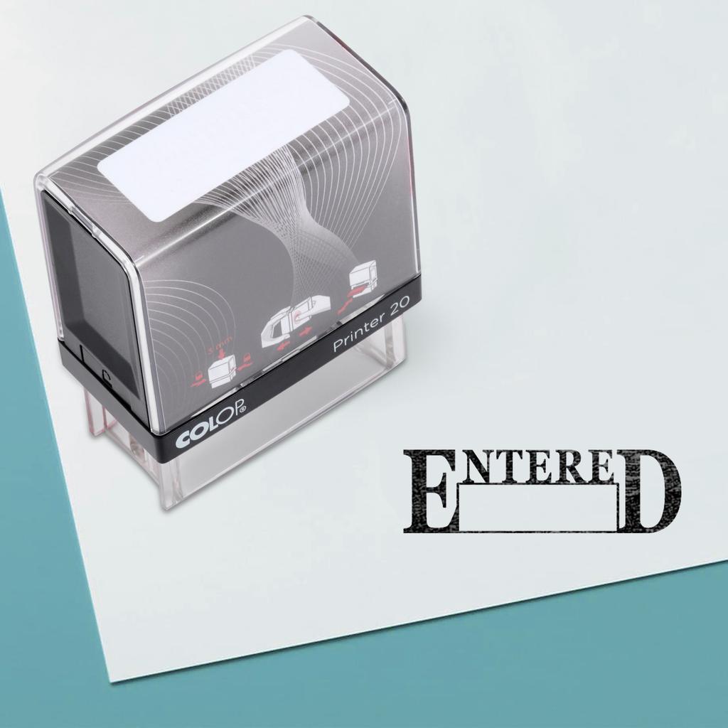 Введенный самоклеящийся резиновый штамп на заказ Colop Office Stationery P20 Mini Stamper