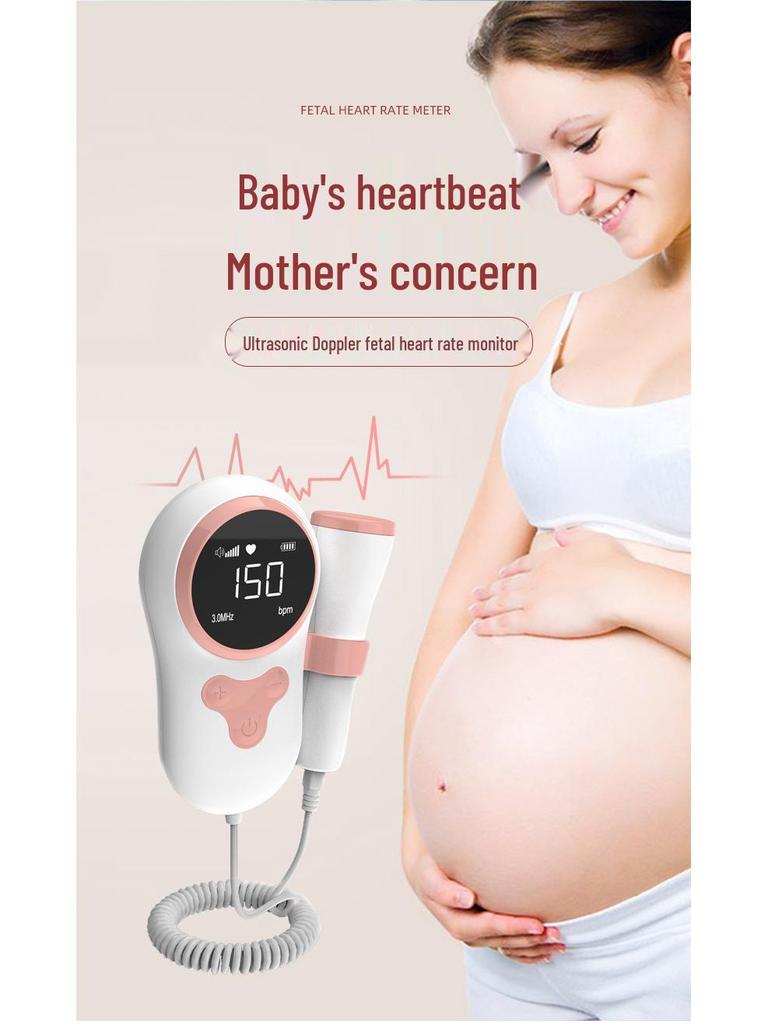 Портативный фетальный допплер монитор сердцебиения для беременных женщин