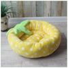 Питомник для домашних животных, мягкий круглый шезлонг для домашних животных для маленьких и средних собак, спальная подушка, теплое кошачье гнездо, корзина для щенка, плюшевый диван для чихуахуа
