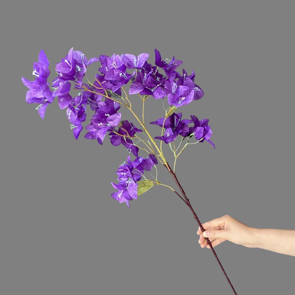 76cm Artificial Plum Blossom 24/51 Heads Fake Bougainvillea Spectabilis Simulation Flower Home