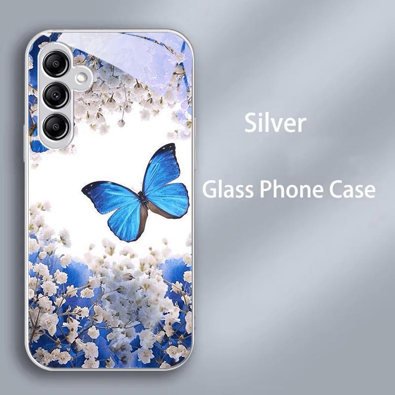 Для Samsung A70 A70s A71 A72 A73 Модный Новый Чехол Для Galaxy A50 A50S A51 A52 A52S A53 A54 A55 A56 ПК Закаленное Стекло Чехол для Телефона