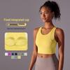 Женский ударопрочный жилет для йоги и спортивный бюстгальтер высокой интенсивности