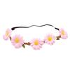 Unique Floral Wreath Daisy Hair Accessories Elastic Flower Headband Headwear For Festivals And Weddings Halloween Party
