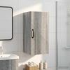 Bathroom Wall Cabinet HAARLEM Sonoma Grey 30 x 31 x 59 cm