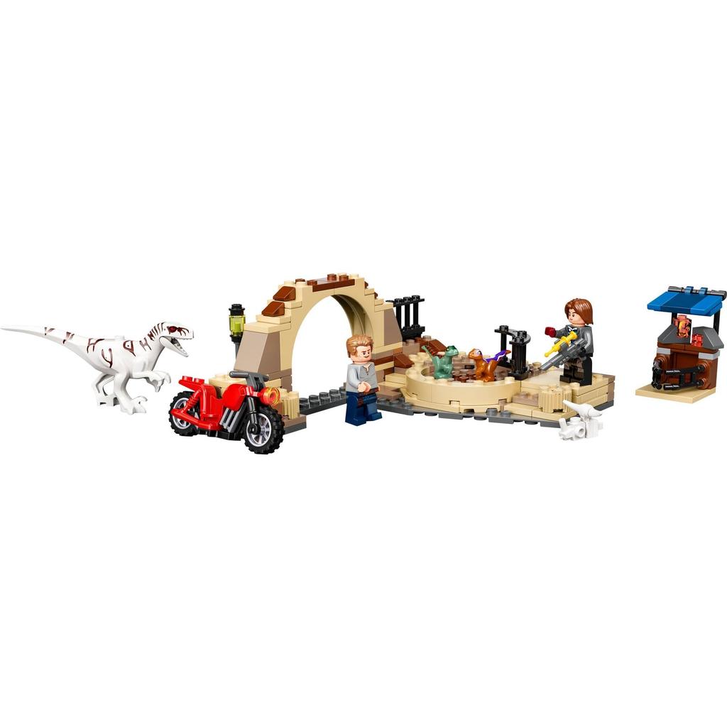 LEGO Jurassic World Atrochiraptor Bike Chase 76945 Игрушечный блок Настоящее транспортное средство Транспортное средство Динозавр Мультфильм Мальчики Девочки 6 лет и старше