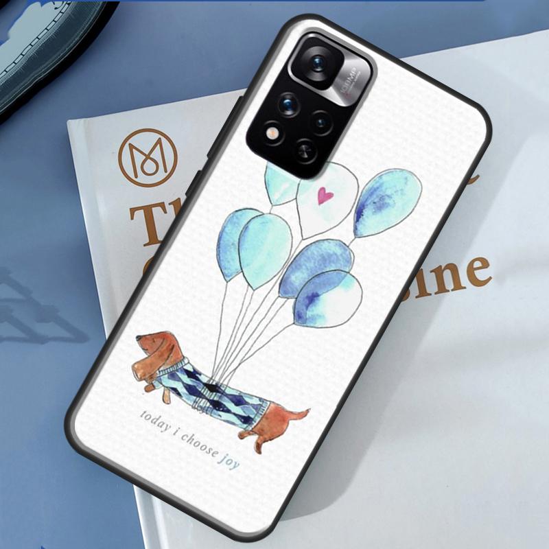 Мультяшный Чехол Такса Сосиска Для Xiaomi Redmi Note 14 13 11 9 10 12 Pro 9S 10S 11S 12S Redmi 10C 12C 13C 14C Чехол