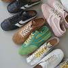 European & American Niche Leather Couple's Retro German Training Sneakers - Trendy White Flats