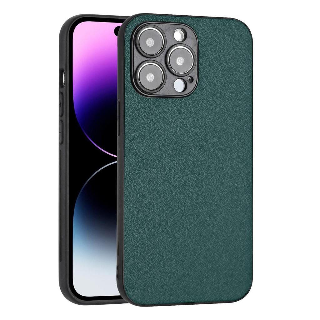 Роскошный деловой однотонный кожаный чехол-бампер для телефона для iPhone 15 14 13 Pro Max Samsung Galaxy Redmi Oppo Google Girls Симпатичная мягкая силиконовая задняя крышка