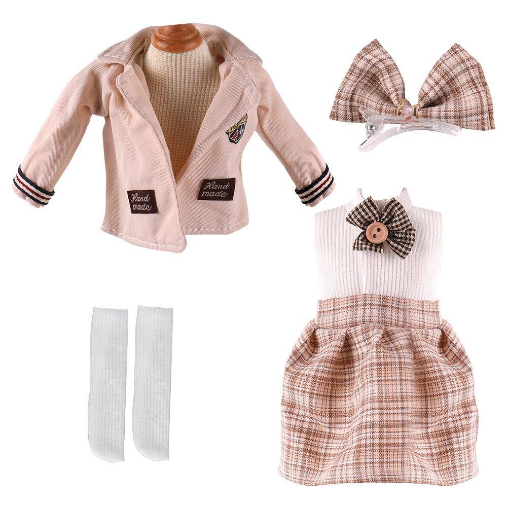 Casual Wear 30cm Doll Uniform Dress Up Makeup BJD Doll Outfit 1/6 Dolls Clothes  Girl Gifts
