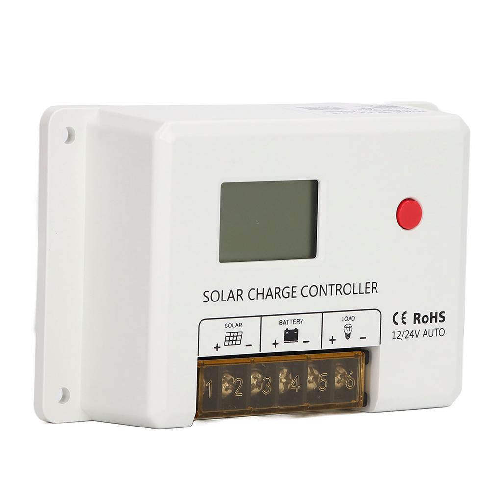 Контроллер заряда от солнечной батареи Параметры зарядки регулируемые МОП-схема ШИМ Регулятор заряда от солнечной батареи 12В 24В 20А