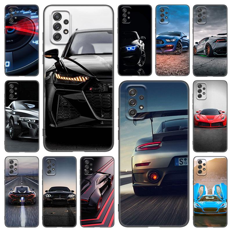 Sports Cool Car Phone Case For Samsung Galaxy A21 A30 A50 A52 S A13 A22 A32 A33 A53 A73 5G A11 A12 A31 A51 A70 A71 A72 Cover