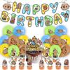 Latex Capybara Birthday Party Paper Cake Topper New Happy Birthday Capybara  Banner