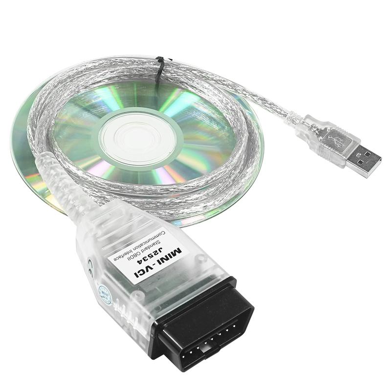 MINI VCI для Toyota TIS Techstream V18.00.008 minivci FTDI для J2534, автоматический сканер OBD OBD2, автомобильный диагностический кабель, кабель MINI-VCI