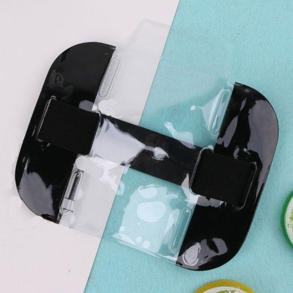 Band Bag Card Bag Women Photo Armband Transparent Elastic Arm Band ID Badge Holder Credit Card Case