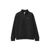 Daily Vintage Series Solid Color Half-Zip Long-Sleeve Sweatshirt Men Tops Black DQ5210-010