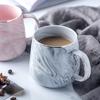1 шт. Керамическая ЧашкаКружка для КофеКружка для ЗавтракаСкандинавский Стиль Чашка с Мраморным Рисунком Кружки для Пары Идея Подарка Для Друзей Семьи для кафе Кружка для Напитков