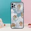 Эстетичный чехол для телефона 'Ангел эпохи Возрождения' для iPhone 17 Air 16 15 14 13 11 12 Pro Max 12 13 mini 15 16 Plus 16e Чехол Coque