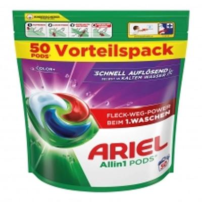 Капсулы для стирки Ariel All-in-One Color, 50 шт.