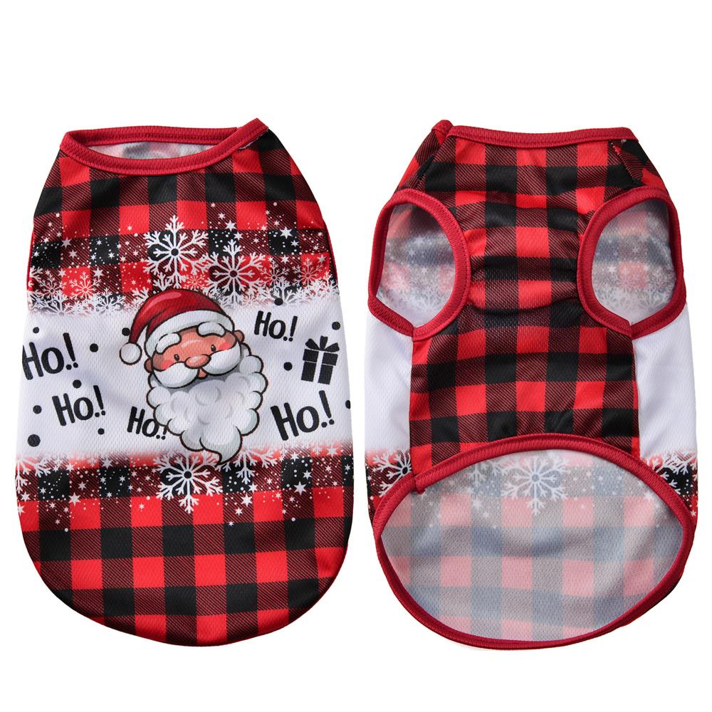 Рождественский жилет для собак для маленьких средних собак, костюм для кошек, новогодний подарок, одежда для домашних животных, милый рождественский пуловер с принтом оленя, котенка, щенка, футболка для чихуахуа