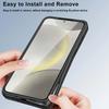 Для Samsung Galaxy A57 A56 A55 A37 A36 A35 A26 A25 A17 A16 A15 A07 A06 A05 A05S Прозрачный чехол для телефона с защитой от падения, полностью облегающий 360°