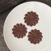 Ruffled Flower Shape Silicone Mold Decorating Chocolate Dessert Garnish Transfer Sheet Stencil Chablon