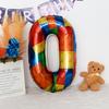 32-Inch US Number Birthday Party Balloons - Individual Aluminum Film