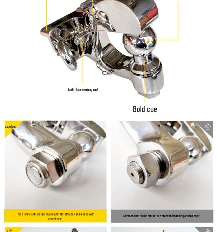 Крюк заднего фаркопа из нержавеющей стали для Haval H9 2015-2022 - Внедорожный Специальный