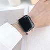 Ремешок с тиснением в виде бабочки для Apple Watch S10 - мягкий силиконовый ремешок с застежкой-бабочкой, креативный сменный ремешок для iWatch 10/9/8/7/6/5/4/3/2/1/Se/Ultra/ultra2