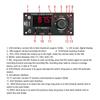 2*50 Вт DIY цифровой усилитель Bluetooth 5,0 MP3 декодер плата автомобильный MP3 музыкальный плеер USB FM-радио TF карта микрофон Aux модуль записи