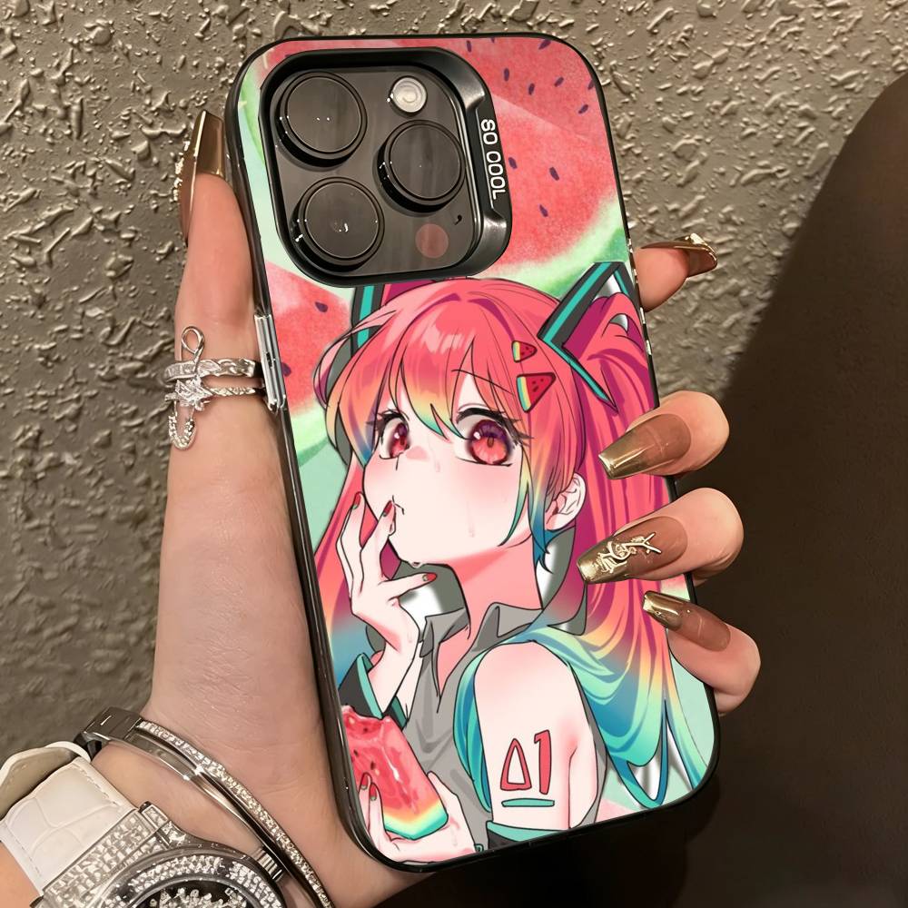 Чехол для телефона Anime Angel Beats Y-Yui для iPhone 17,16,15,14,13,12,11 Plus,Pro Max,XS, Цветной Серебристый Черный Чехол