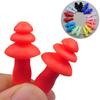 1 Pair Silicone Ears Plugs Anti Noise Snore Earplugs Comfortable For Study Sleep