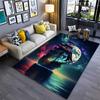 3D Pirate Ship Boat, Large Area Carpets for Home Living Room Children's Bedroom Sofa Doormat Kitchen Floor Rugs Anti-slip Decor
