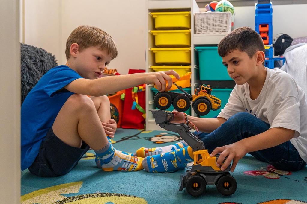 Строительство - носки для детей 23-26 лет