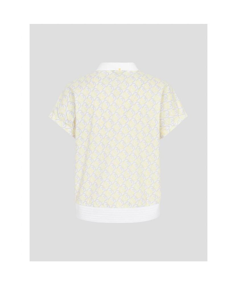 BEANPOLE GOLF [B_Under] Women'S Blouson-Fit Collared Short Sleeve T-Shirt - Lemon