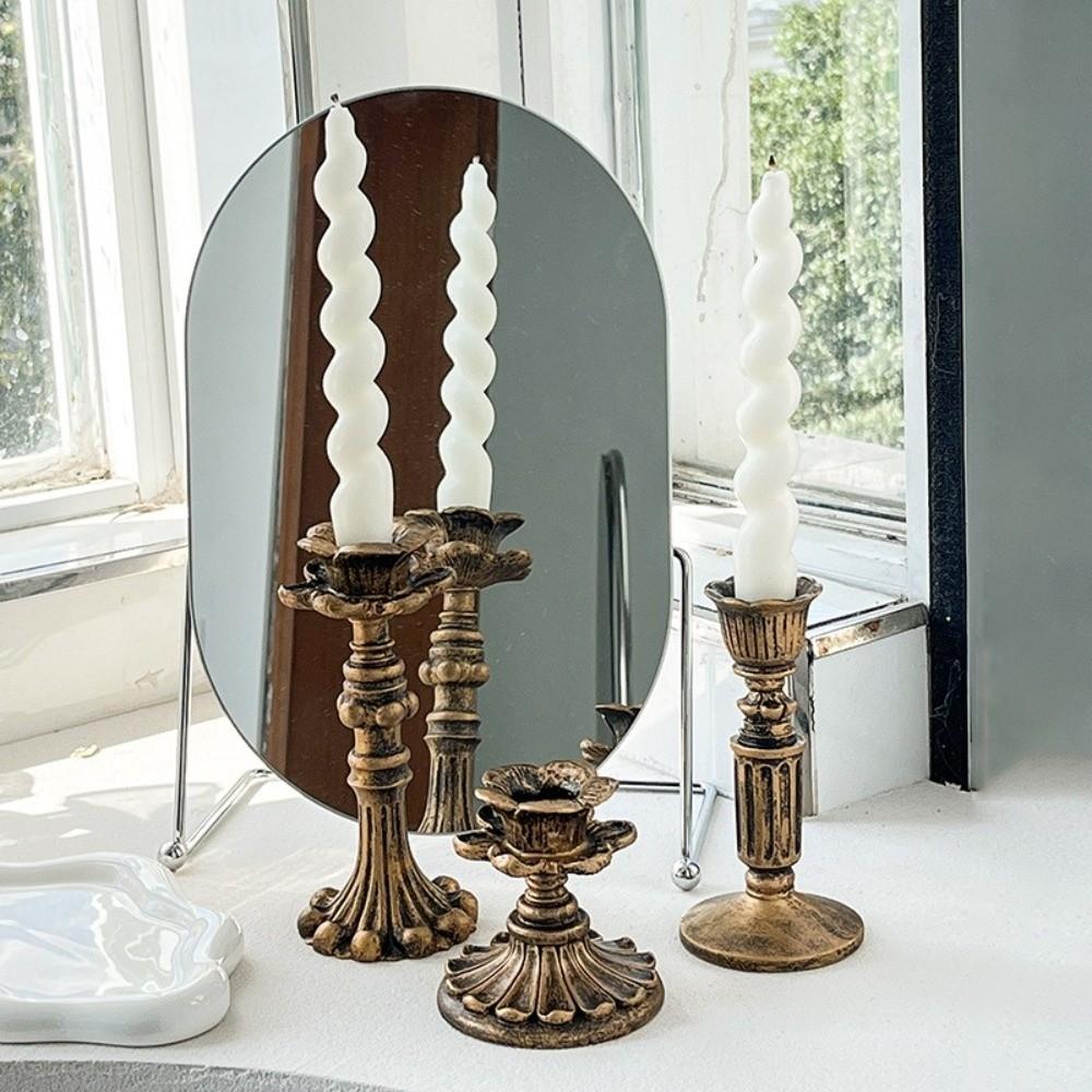 Винтажный классический подсвечник, подставка для свечи, настольные подсвечники для свадебной вечеринки