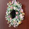 Цветы Весенний венок Гирлянда на входную дверь Искусственные цветы Дверной венок для дома Весенняя вечеринка Фермерский дом Свадебное украшение