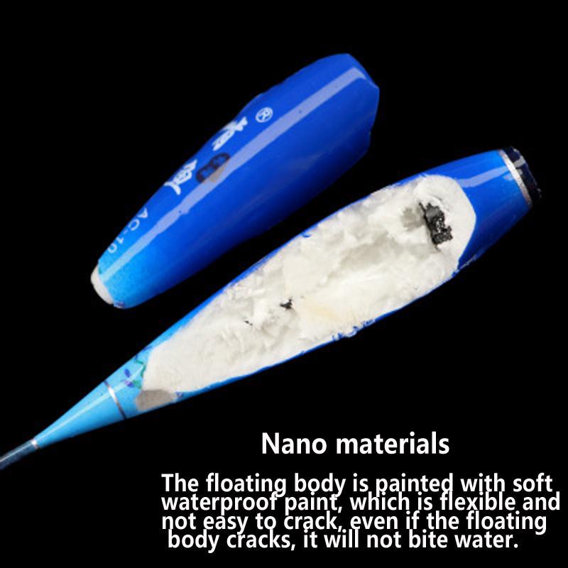 JIGEECARP 1pc New Nano Fishing Float Shadowless Super-bright and Ultra-Sensitive Electronic Float Day Night Usable Float Tackle