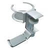 Newseed Seena Aluminum Rotation Multifunctional Headphone Hanger Silver with Drink Holder 360° SE-E02A3601-SV
