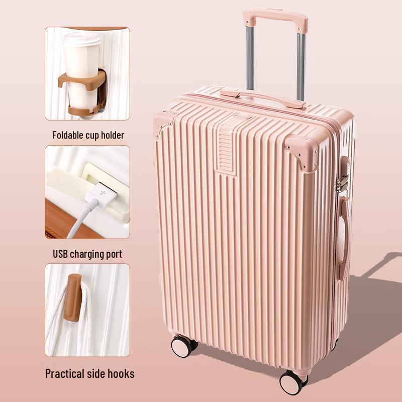 Чемодан Zhiliu на колесиках с жестким корпусом и кодовым замком