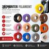 Eco Friendly Filament Matte PLA 3D Printer Filament, Spoolless Printing Material 1Kg 1.75mm Roll Compatible with Most Printers Non-reflective Print