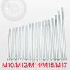 Motorcycle Wheel Axle 12mm/15MM/17mm for Honda Yamaha Suzuki Loncin KTM Lifan 100cc-600cc Length of 210mm-305mm Axle With Nut