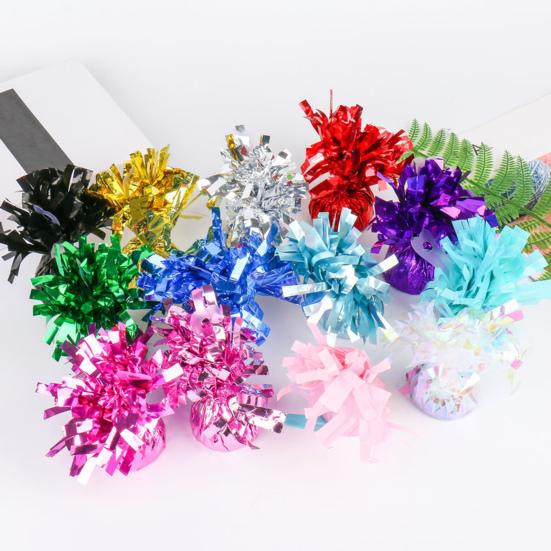 6 шт. грузила для воздушных шаров, анти-плавающие воздушные шары, гравитационные блоки, фольга, завернутая в бумагу, долговечные многоразовые изысканные украшения из воздушных шаров для свадебной вечеринки и выпускного вечера