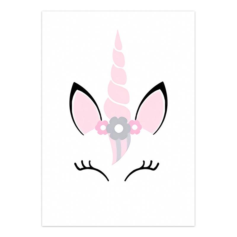 ASTRDECOR Холст постер с единорогом для маленьких девочек, детские цитаты, настенные панно, художественный принт, «Люблю тебя до Луны», картина в скандинавском стиле, детская комната