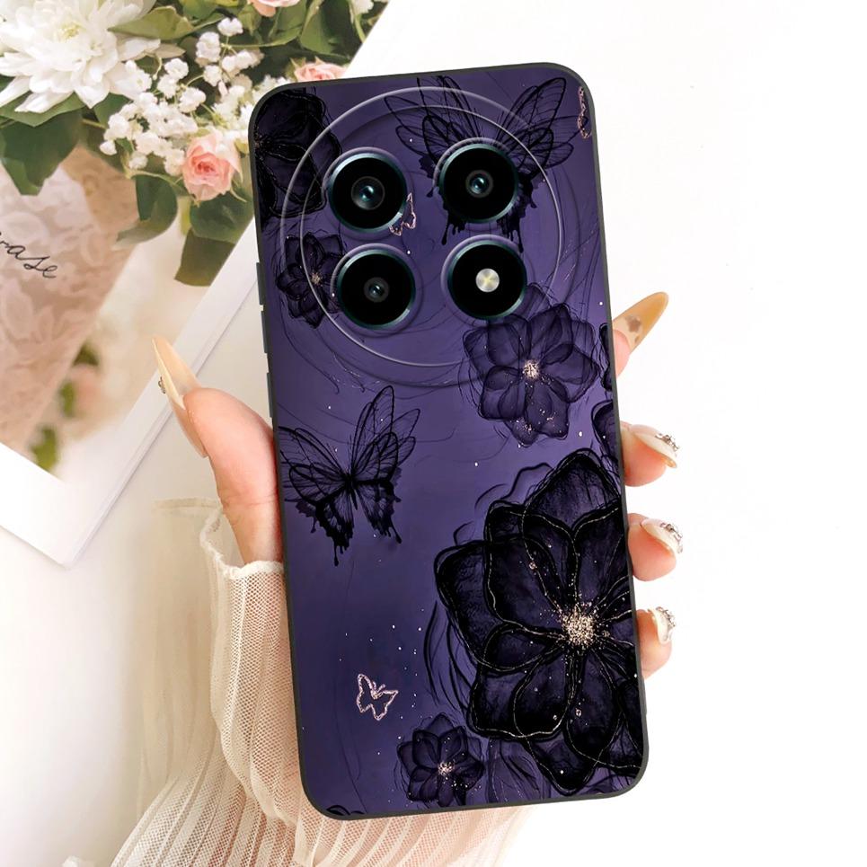 Daisy Bow Pattern Butterfly Flower Cherry Back Cover For Realme 13 Pro Pro+  Phone Case Soft Silicone Casing On Realme P1 Speed