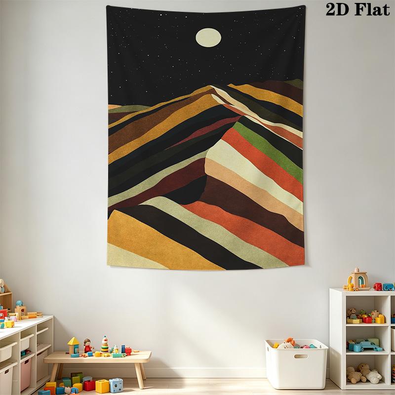 Modern desert starry sky Pattern Home Decor Tapestry, Wall Hanging, Decorative RV Wall Cloth.MGT0918566