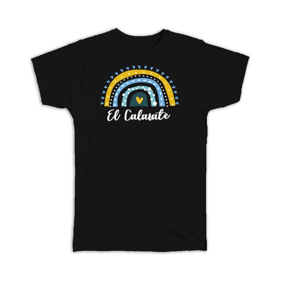 Gift T-Shirt : El Calafate Argentina Argentinian Rainbow